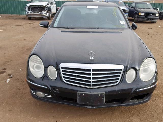 WDBUF87X78B251565 - 2008 MERCEDES-BENZ E 350 4MAT BLACK photo 9