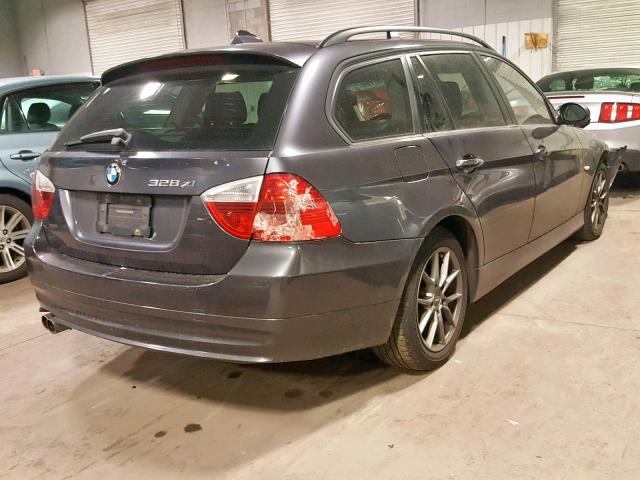 WBAVT73557FZ35418 - 2007 BMW 328 XIT GRAY photo 4