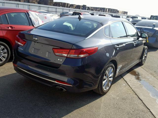 5XXGU4L33JG232978 - 2018 KIA OPTIMA EX CHARCOAL photo 4