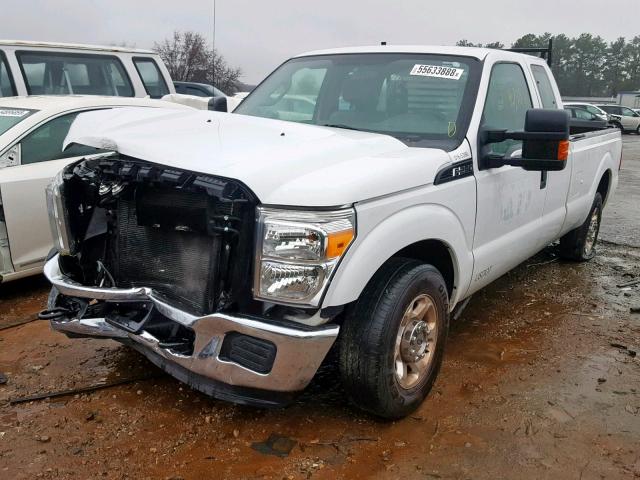 1FT7X2A67GEB76243 - 2016 FORD F250 SUPER WHITE photo 2