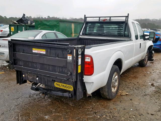 1FT7X2A67GEB76243 - 2016 FORD F250 SUPER WHITE photo 4