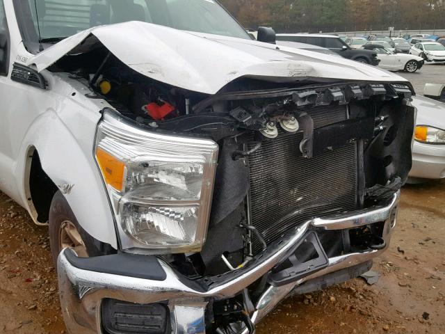 1FT7X2A67GEB76243 - 2016 FORD F250 SUPER WHITE photo 9