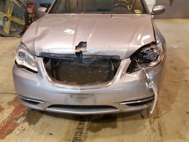 1C3CCBAB0EN197251 - 2014 CHRYSLER 200 LX SILVER photo 9