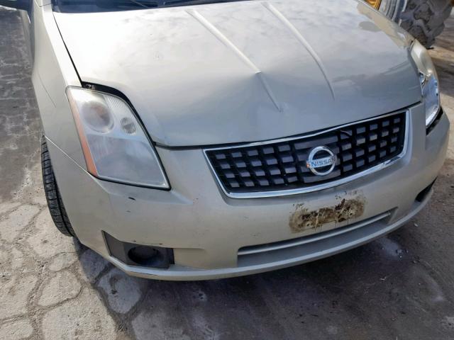 3N1AB61E27L602913 - 2007 NISSAN SENTRA 2.0 BEIGE photo 9