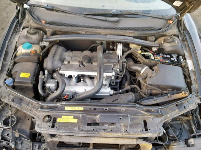 YV1RS59V942396284 - 2004 VOLVO S60 2.5T BLACK photo 7