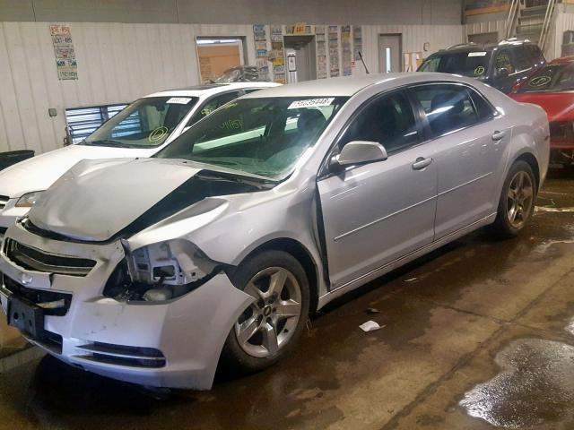 1G1ZC5EB2AF129757 - 2010 CHEVROLET MALIBU 1LT 银色 照片 2