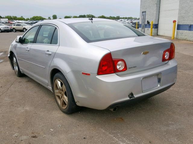 1G1ZC5EB2AF129757 - 2010 CHEVROLET MALIBU 1LT 银色 照片 3