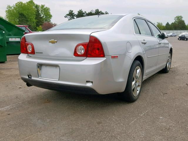 1G1ZC5EB2AF129757 - 2010 CHEVROLET MALIBU 1LT 银色 照片 4