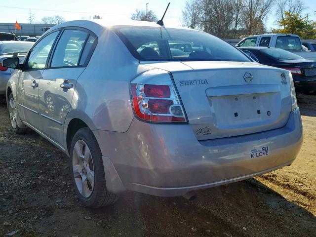 3N1AB61E39L618606 - 2009 NISSAN SENTRA 2.0 SILVER photo 3