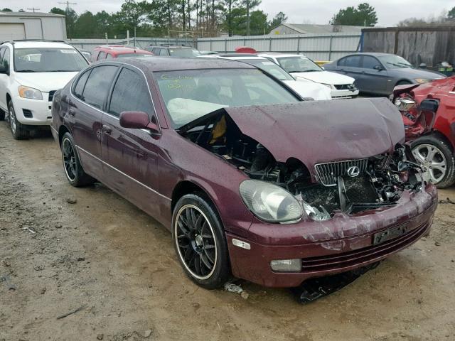 JT8BD69S950204094 - 2005 LEXUS GS 300 BURGUNDY photo 1