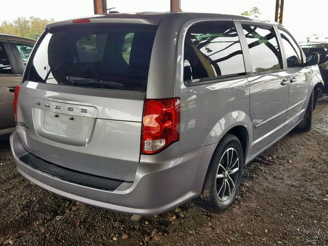 2C4RDGBG2ER335725 - 2014 DODGE GRAND CARA GRAY photo 4