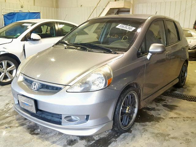 JHMGD37627S008211 - 2007 HONDA FIT S 灰色 照片 2