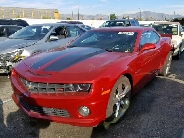 2G1FK1EJ4C9203083 - 2012 CHEVROLET CAMARO 2SS RED photo 2