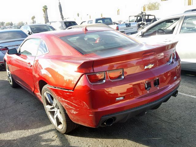 2G1FK1EJ4C9203083 - 2012 CHEVROLET CAMARO 2SS RED photo 3