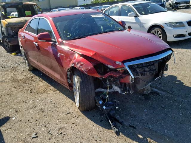 1G6AB5R32E0154275 - 2014 CADILLAC ATS LUXURY RED photo 1