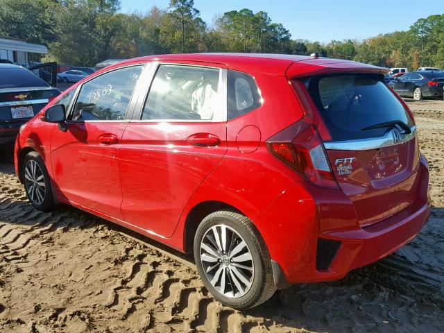 JHMGK5H77GS000131 - 2016 HONDA FIT EX RED photo 3