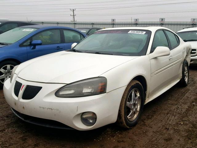 2G2WR524541351479 - 2004 PONTIAC GRAND PRIX WHITE photo 2