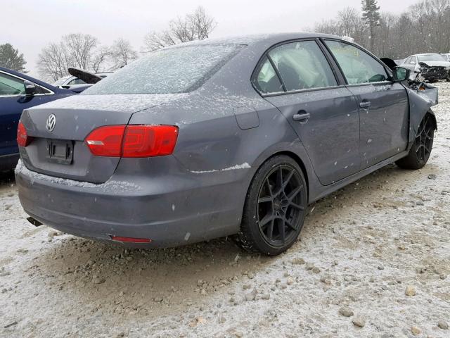 3VW1K7AJ5EM321984 - 2014 VOLKSWAGEN JETTA BASE Boz foto 4