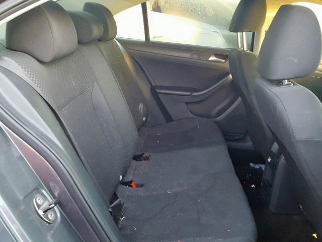 3VW2K7AJ6EM405350 - 2014 VOLKSWAGEN JETTA BASE Մոխրագույն լուսանկար 6