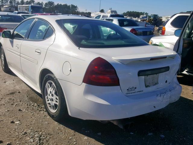 2G2WP522241297918 - 2004 PONTIAC GRAND PRIX WHITE photo 3