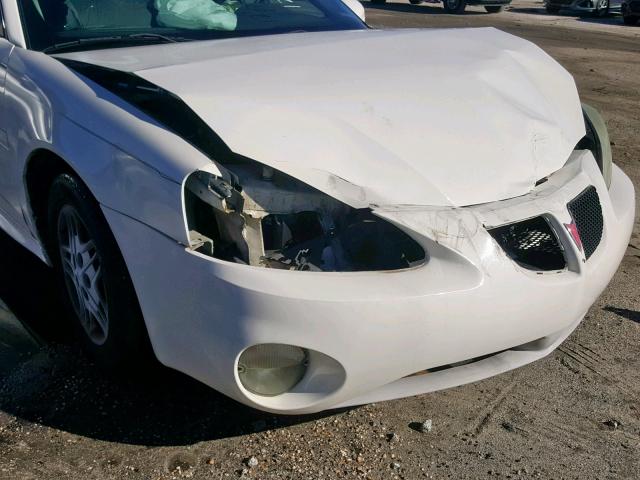 2G2WP522241297918 - 2004 PONTIAC GRAND PRIX WHITE photo 9