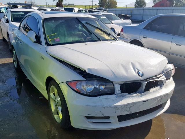 WBAUP9C56AVF49408 - 2010 BMW 128 I WHITE photo 1