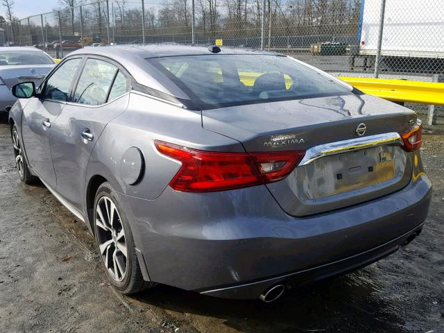 1N4AA6AP7GC377133 - 2016 NISSAN MAXIMA 3.5 GRAY photo 3