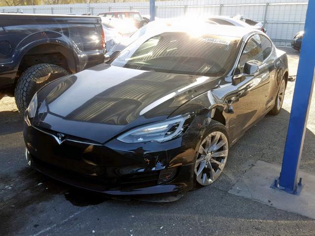 5YJSA1E15HF183552 - 2017 TESLA MODEL S BLACK photo 2