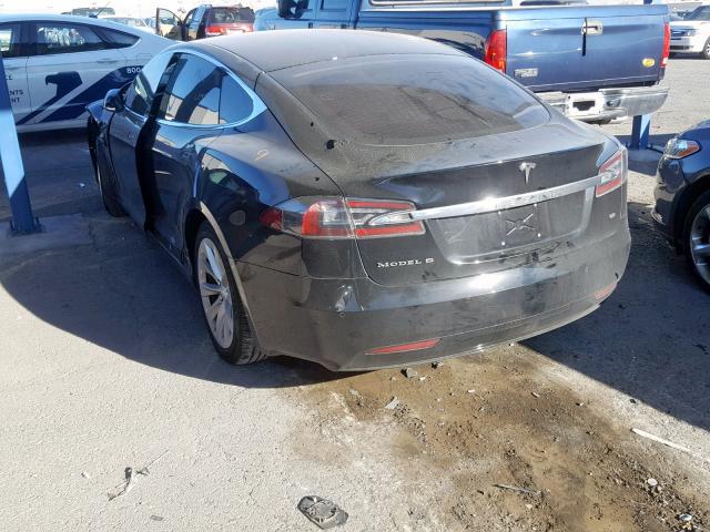 5YJSA1E15HF183552 - 2017 TESLA MODEL S BLACK photo 3