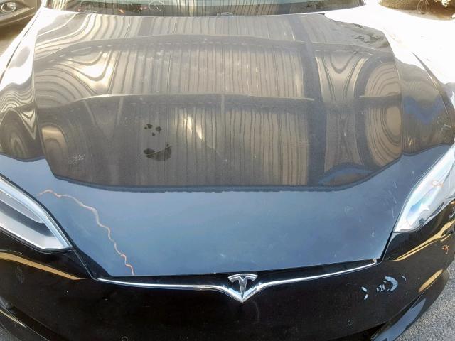 5YJSA1E15HF183552 - 2017 TESLA MODEL S BLACK photo 7