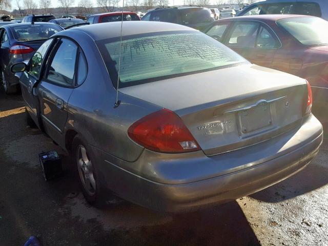 1FAFP55S21G235964 - 2001 FORD TAURUS SES GRAY photo 3