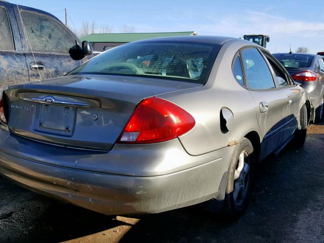 1FAFP55S21G235964 - 2001 FORD TAURUS SES GRAY photo 4