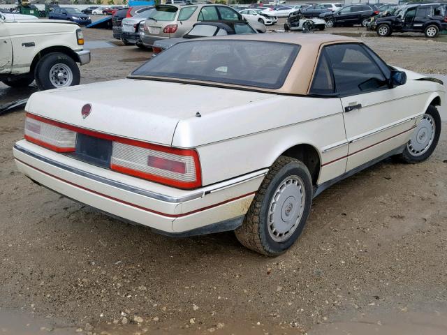 1G6VS3383LU126114 - 1990 CADILLAC ALLANTE WHITE photo 4