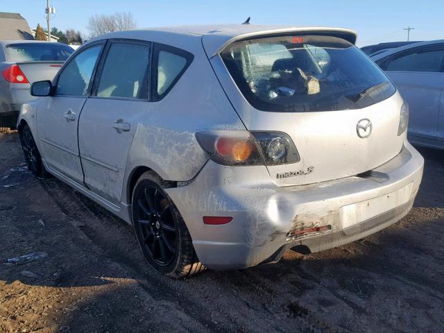 JM1BK143941130579 - 2004 MAZDA 3 HATCHBAC SILVER photo 3