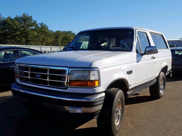 1FMEU15N6SLA07441 - 1995 FORD BRONCO U10 WHITE photo 2