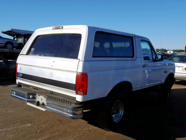 1FMEU15N6SLA07441 - 1995 FORD BRONCO U10 WHITE photo 4