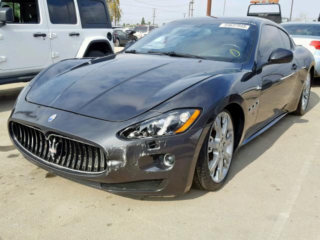 ZAM45VLAXE0114479 - 2014 MASERATI GRANTURISM GRAY photo 2