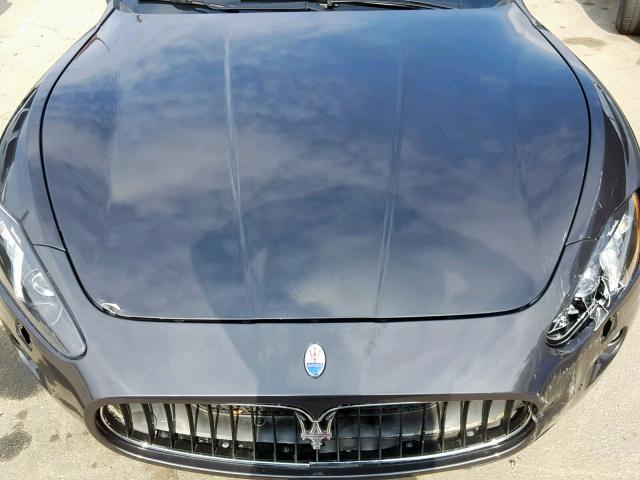 ZAM45VLAXE0114479 - 2014 MASERATI GRANTURISM GRAY photo 7