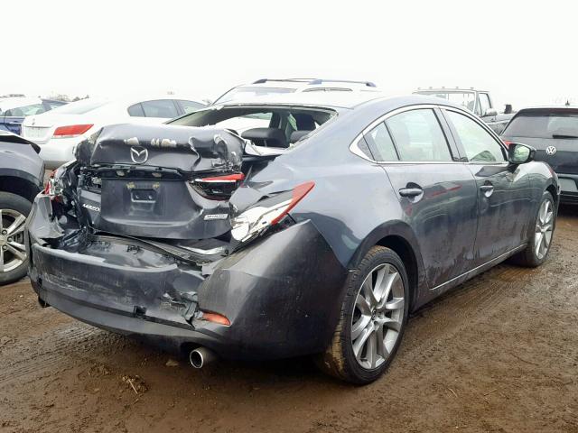 JM1GJ1V54G1423898 - 2016 MAZDA 6 TOURING GRAY photo 4