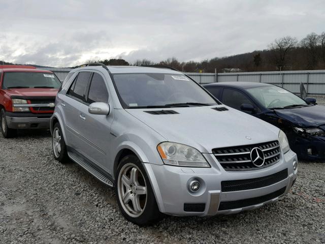 4JGBB77E47A190348 - 2007 MERCEDES-BENZ ML 63 AMG SILVER photo 1