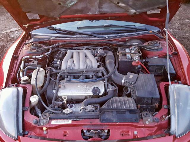 4A3AC54H31E050966 - 2001 MITSUBISHI ECLIPSE GT BURGUNDY photo 7