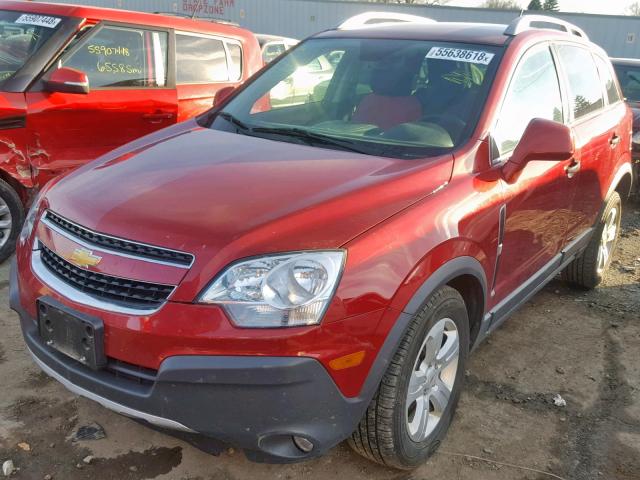 3GNAL2EK9DS554080 - 2013 CHEVROLET CAPTIVA LS RED photo 2