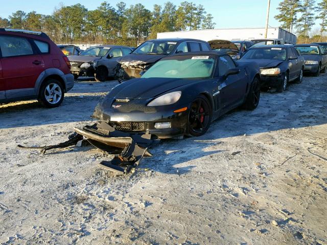 1G1YS3DW3D5107770 - 2013 CHEVROLET CORVETTE G BLACK photo 2