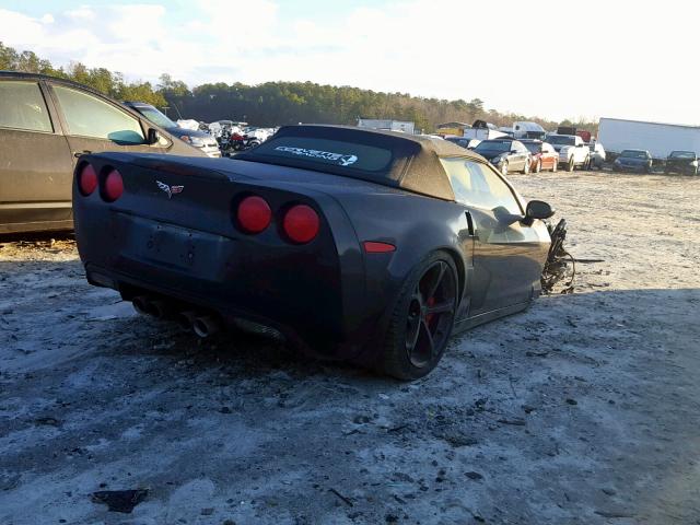 1G1YS3DW3D5107770 - 2013 CHEVROLET CORVETTE G BLACK photo 4