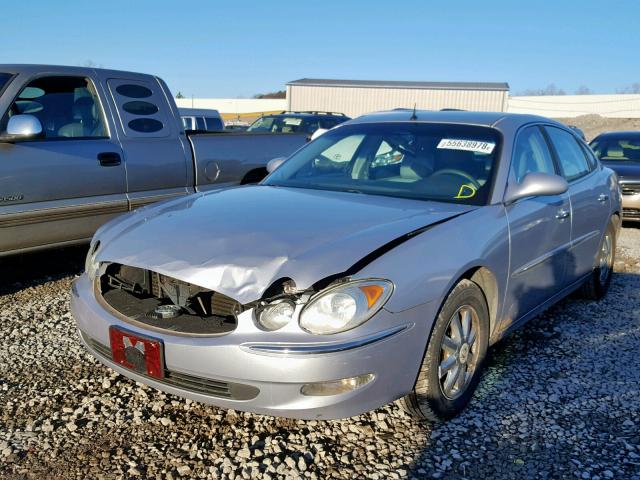 2G4WD532551219276 - 2005 BUICK LACROSSE C GRAY photo 2