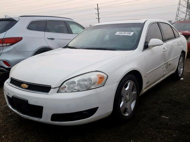 2G1WD58C089152817 - 2008 CHEVROLET IMPALA SUP თეთრი ფოტო 2