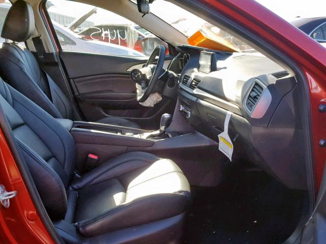 3MZBN1L36JM170459 - 2018 MAZDA 3 TOURING RED photo 5