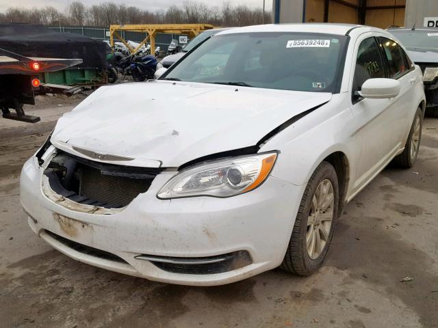 1C3CCBBB7CN236493 - 2012 CHRYSLER 200 TOURIN WHITE photo 2