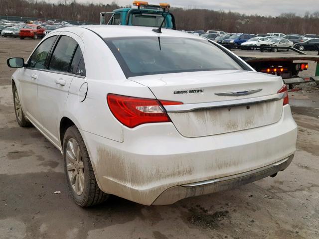 1C3CCBBB7CN236493 - 2012 CHRYSLER 200 TOURIN WHITE photo 3