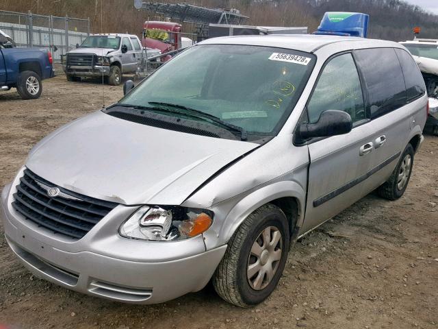 1A4GP45R96B692257 - 2006 CHRYSLER TOWN & COU ვერცხლისფერი ფოტო 2